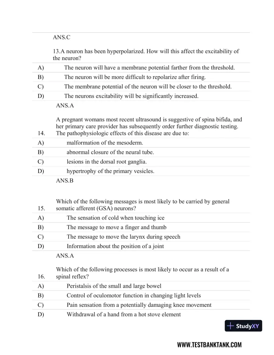 Stahl's Essential Psychopharmacology: Neuroscientific Basis and Practical Applications 4th Edition Test Bank, page 13