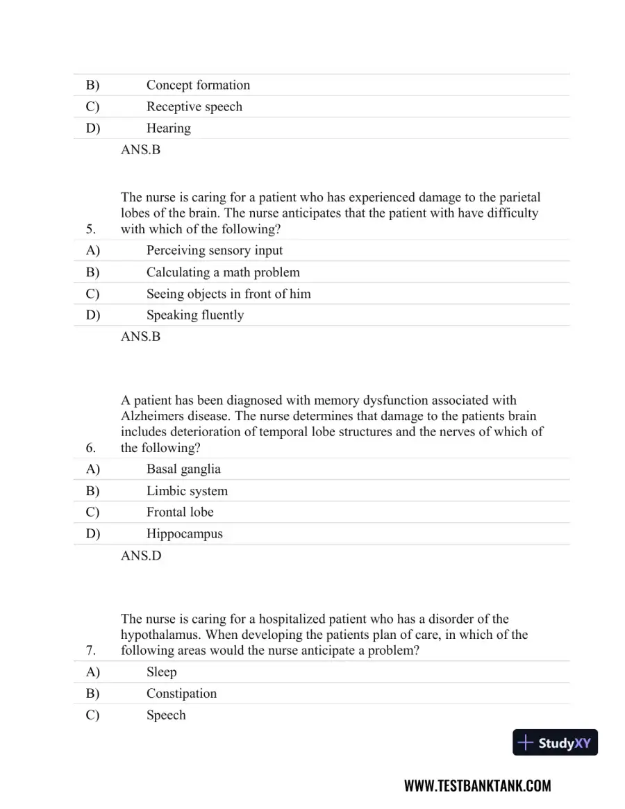 Stahl's Essential Psychopharmacology: Neuroscientific Basis and Practical Applications 4th Edition Test Bank, page 16