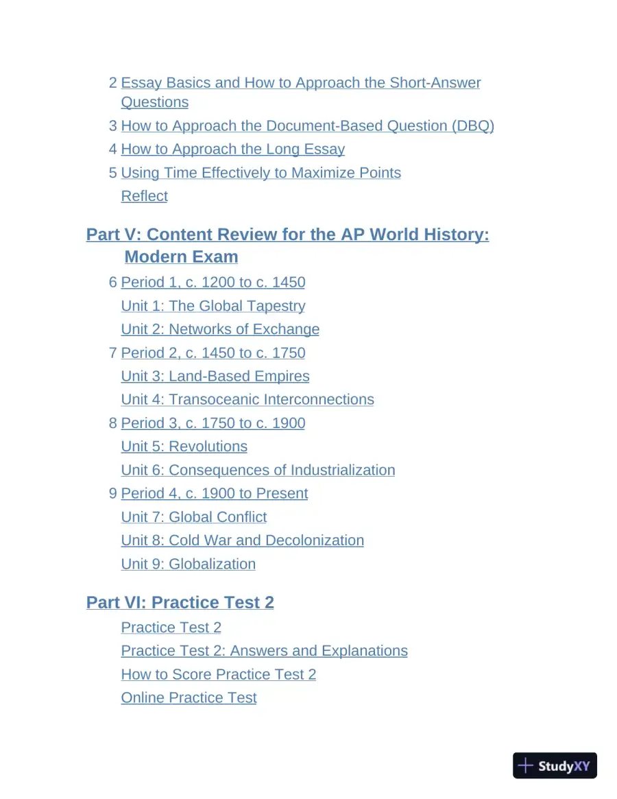 Princeton Review AP World History : 3 Practice Tests + Complete Content Review (2023), page 9
