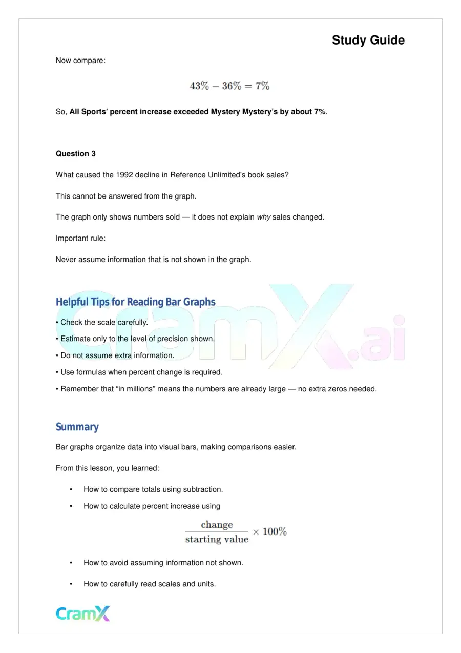 Basic Math and Pre-Algebra - Graphs, page 5