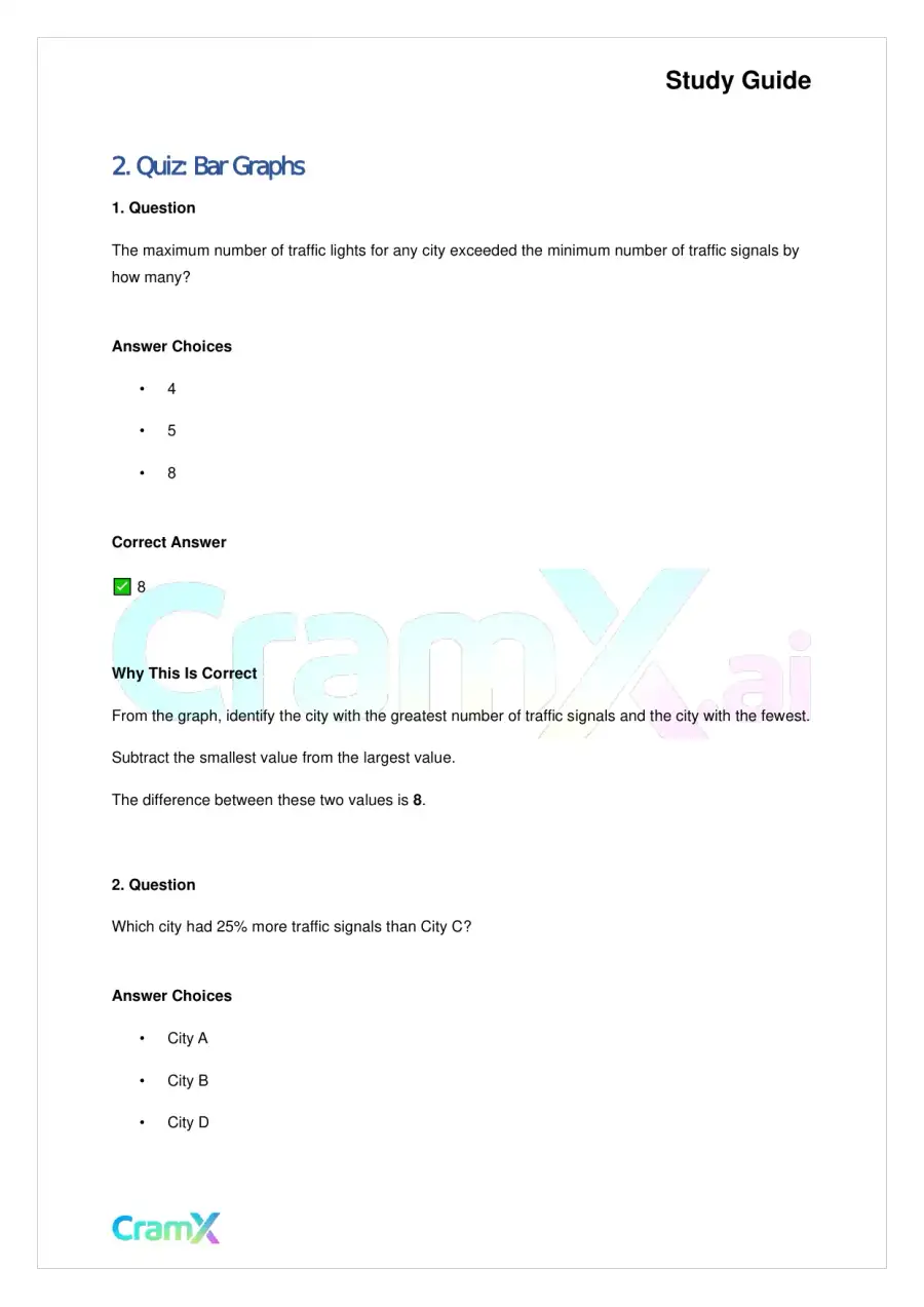Basic Math and Pre-Algebra - Graphs, page 6