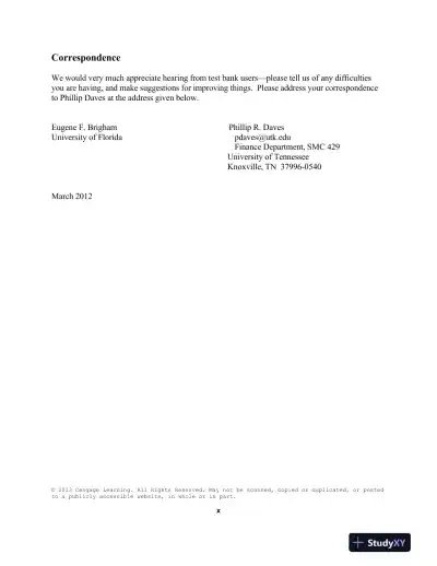 Test Bank For Intermediate Financial Management, 11th Edition - Page 9 preview image