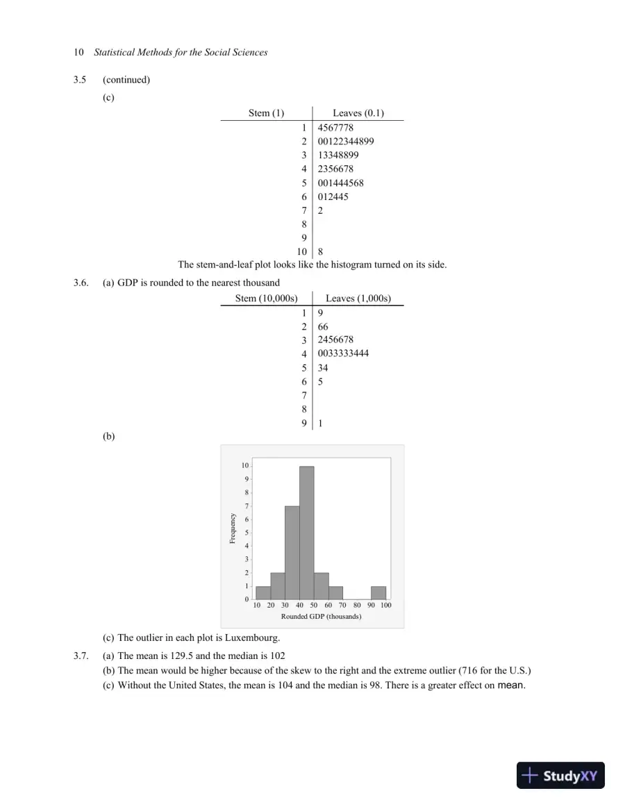 Solution Manual for Statistical Methods for the Social Sciences, 5th Edition, page 13