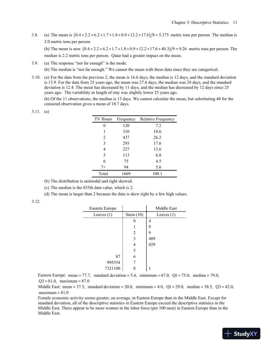 Solution Manual for Statistical Methods for the Social Sciences, 5th Edition, page 14