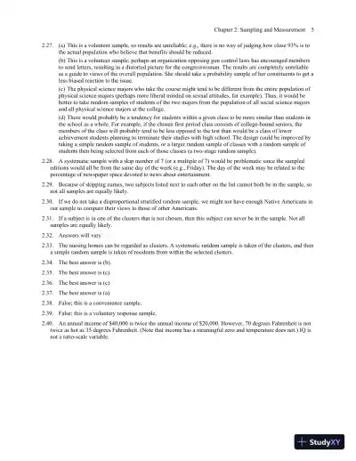 Solution Manual for Statistical Methods for the Social Sciences, 5th Edition - Page 8 preview image