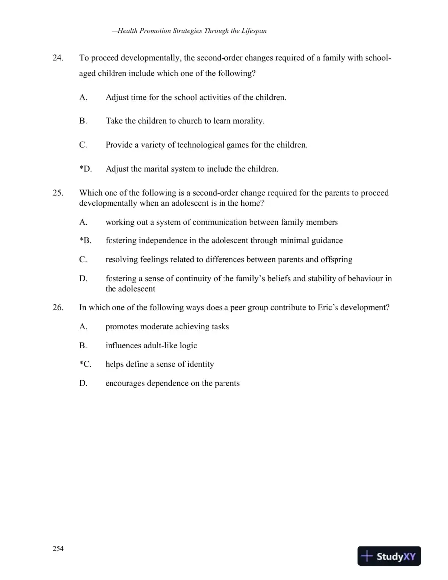 Health Promotion Strategies Through The Lifespan, Second Canadian Edition Test Bank, page 12