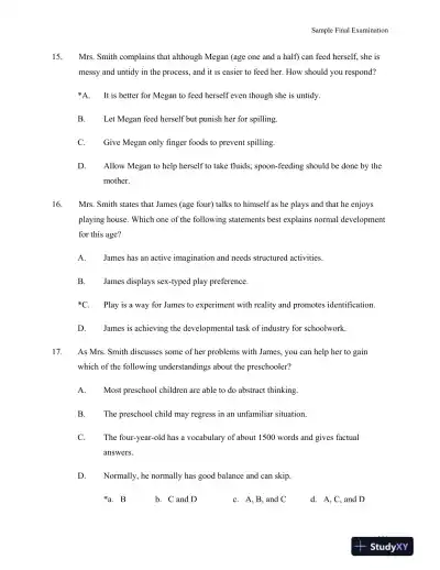 Health Promotion Strategies Through The Lifespan, Second Canadian Edition Test Bank - Page 9 preview image
