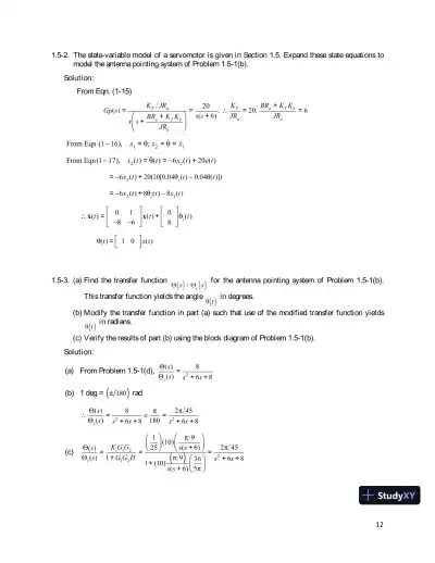 Solution Manual for Digital Control System Analysis Design, 4th Edition - Page 13 preview image