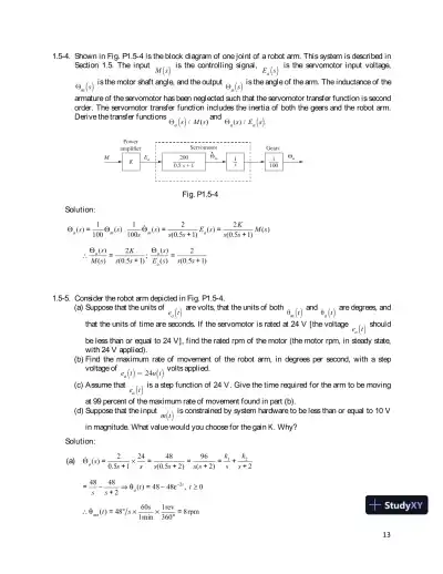 Solution Manual for Digital Control System Analysis Design, 4th Edition - Page 14 preview image