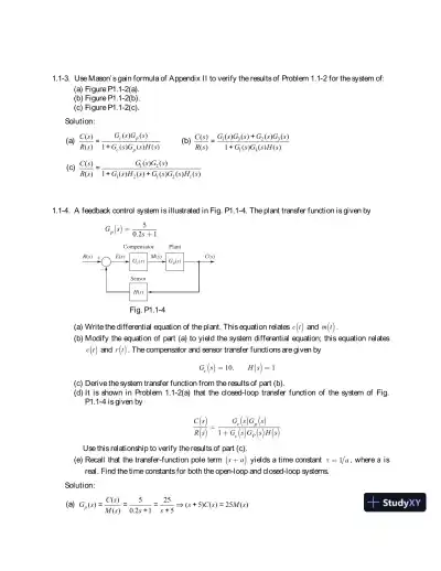 Solution Manual for Digital Control System Analysis Design, 4th Edition - Page 4 preview image