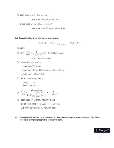 Solution Manual for Digital Control System Analysis Design, 4th Edition - Page 6 preview image