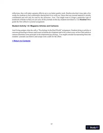 Class Notes for Development Across the Life Span, 8th Edition - Page 19 preview image