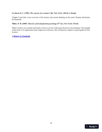 Class Notes for Development Across the Life Span, 8th Edition - Page 21 preview image