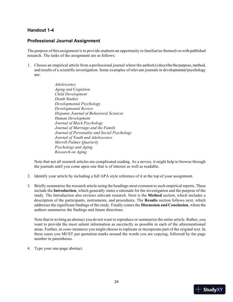 Class Notes for Development Across the Life Span, 8th Edition, page 26