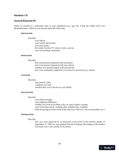 Class Notes for Development Across the Life Span, 8th Edition - Page 30 preview image