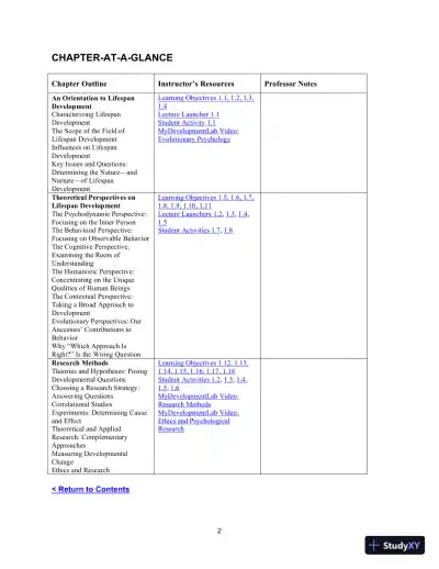 Class Notes for Development Across the Life Span, 8th Edition - Page 4 preview image