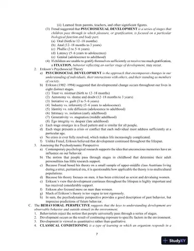 Class Notes for Development Across the Life Span, 8th Edition - Page 9 preview image