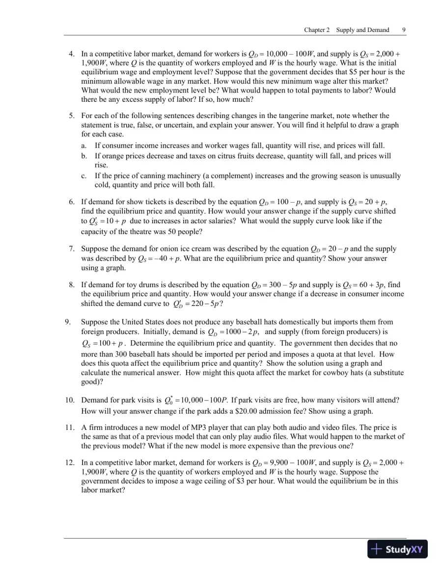 Solution Manual for Microeconomics, 8th Edition, page 12