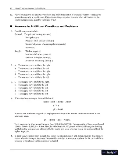 Solution Manual for Microeconomics, 8th Edition - Page 13 preview image