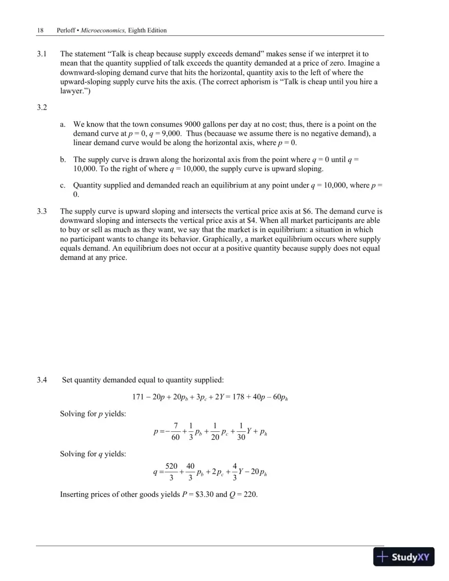Solution Manual for Microeconomics, 8th Edition, page 21