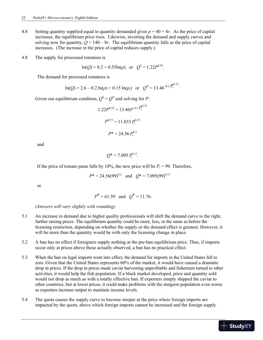 Solution Manual for Microeconomics, 8th Edition, page 25