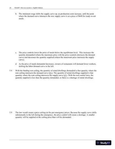 Solution Manual for Microeconomics, 8th Edition - Page 27 preview image