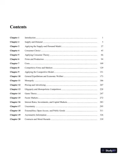 Solution Manual for Microeconomics, 8th Edition - Page 3 preview image