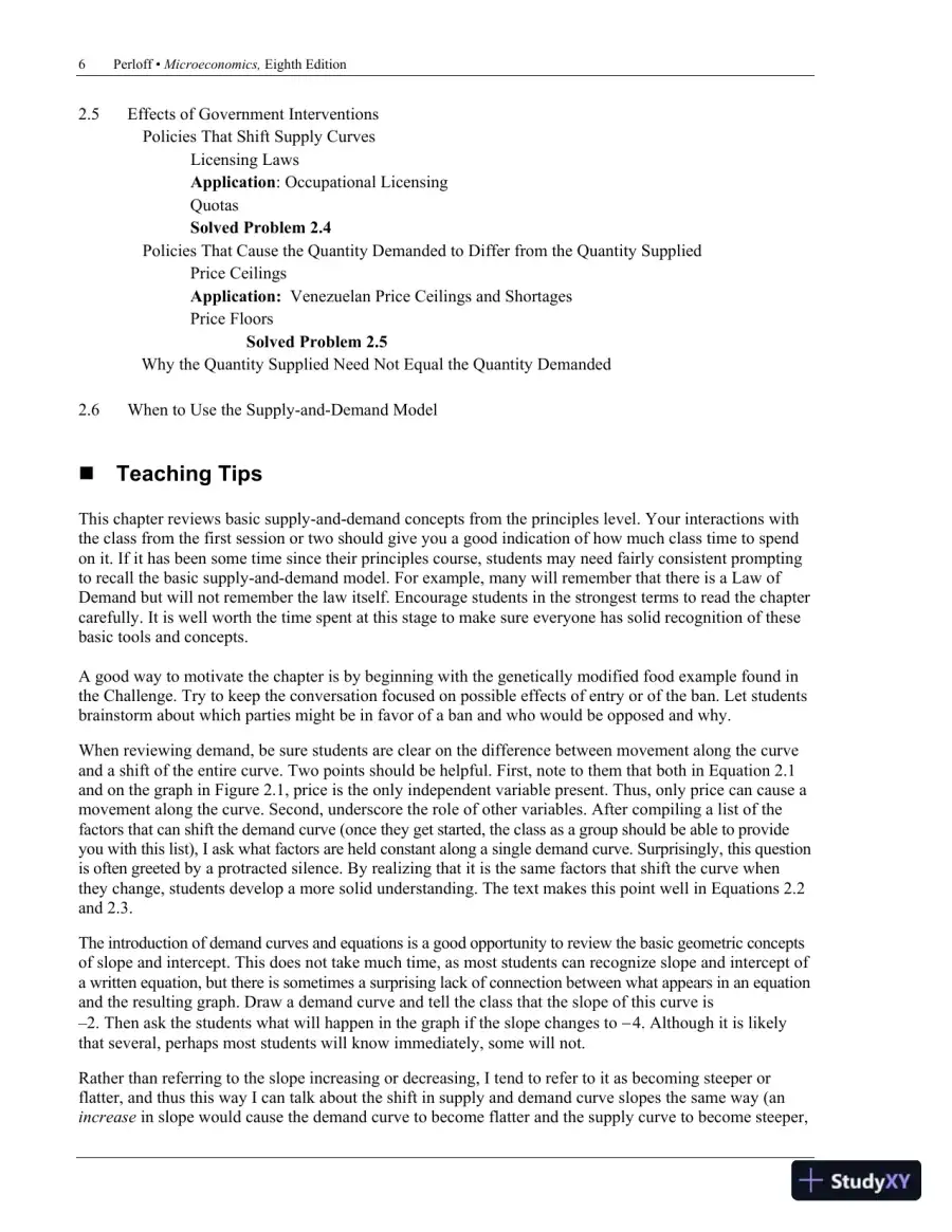 Solution Manual for Microeconomics, 8th Edition, page 9