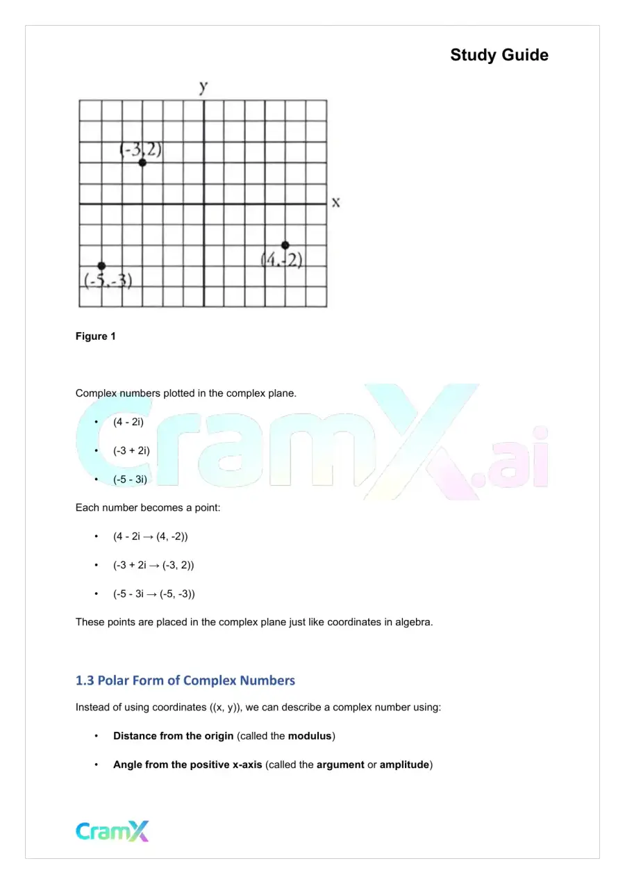 Trigonometry - Polar Coordinates and Complex Numbers, page 2