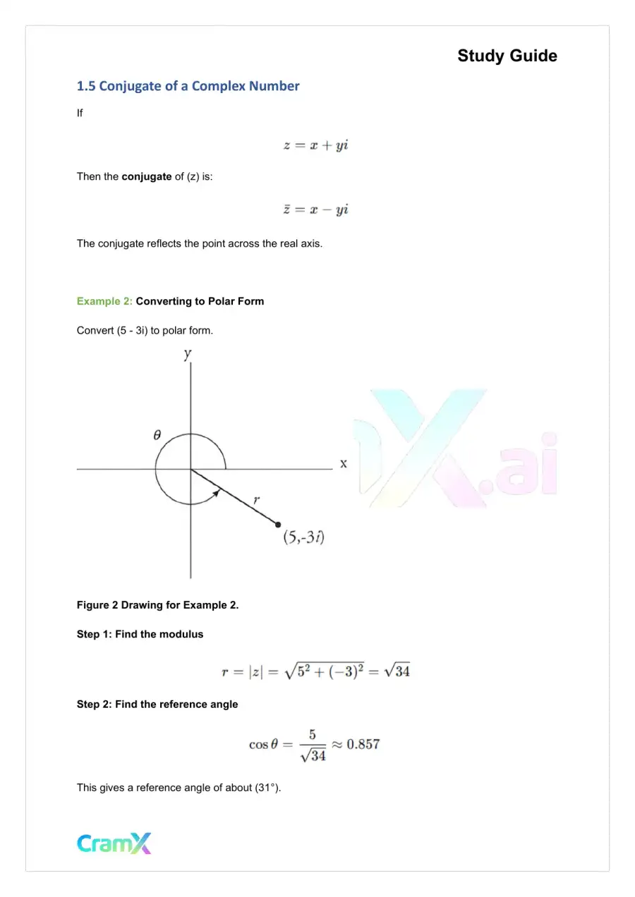 Trigonometry - Polar Coordinates and Complex Numbers, page 4