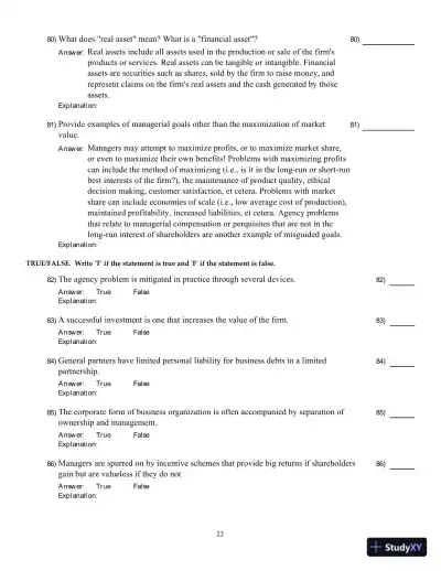 Fundamentals Of Corporate Finance, Sixth Canadian Edition Test Bank - Page 23 preview image