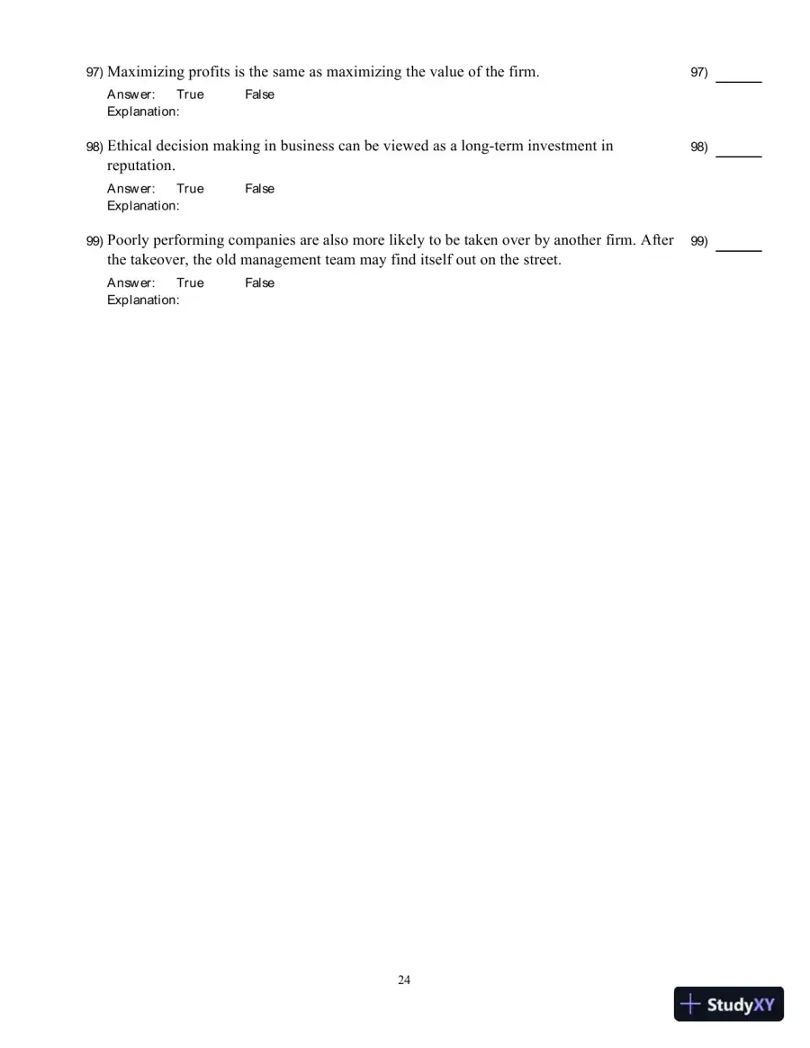 Fundamentals Of Corporate Finance, Sixth Canadian Edition Test Bank, page 25