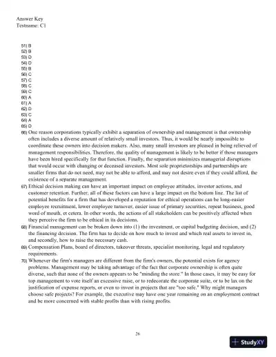 Fundamentals Of Corporate Finance, Sixth Canadian Edition Test Bank - Page 27 preview image