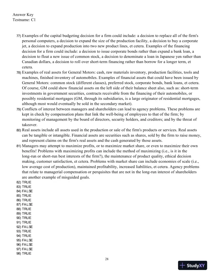Fundamentals Of Corporate Finance, Sixth Canadian Edition Test Bank, page 29