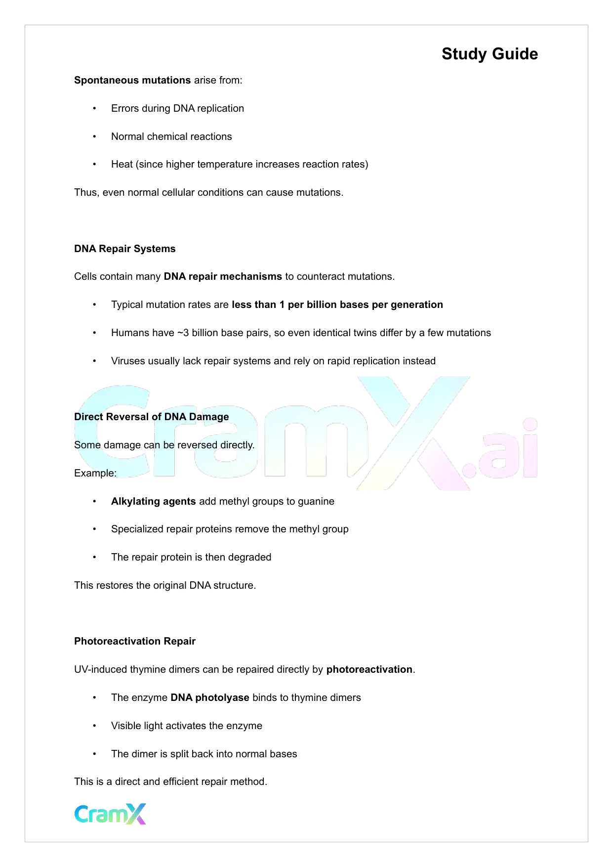 Biochemistry-II - DNA Structure, Replication, and Repair - Page 5 preview image