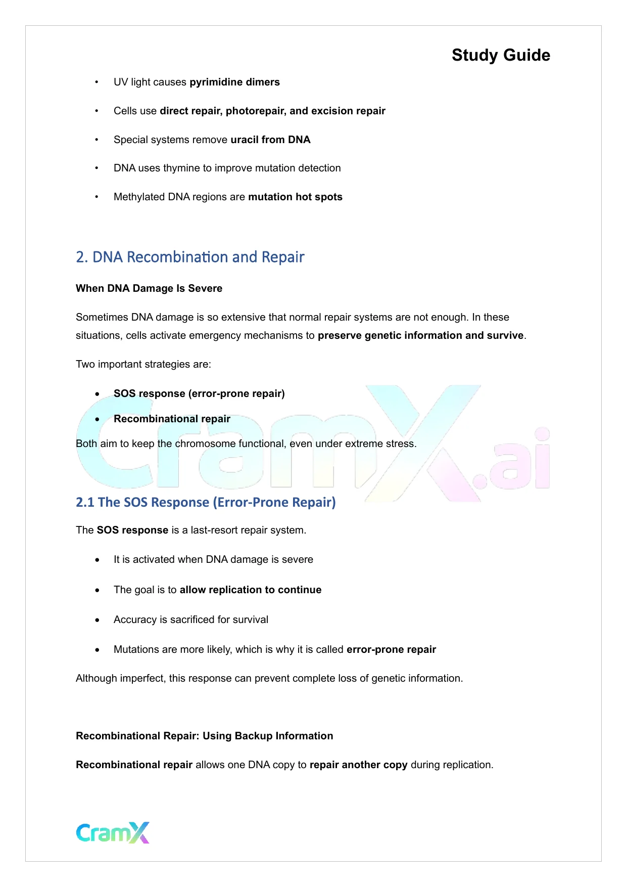 Biochemistry-II - DNA Structure, Replication, and Repair - Page 9 preview image