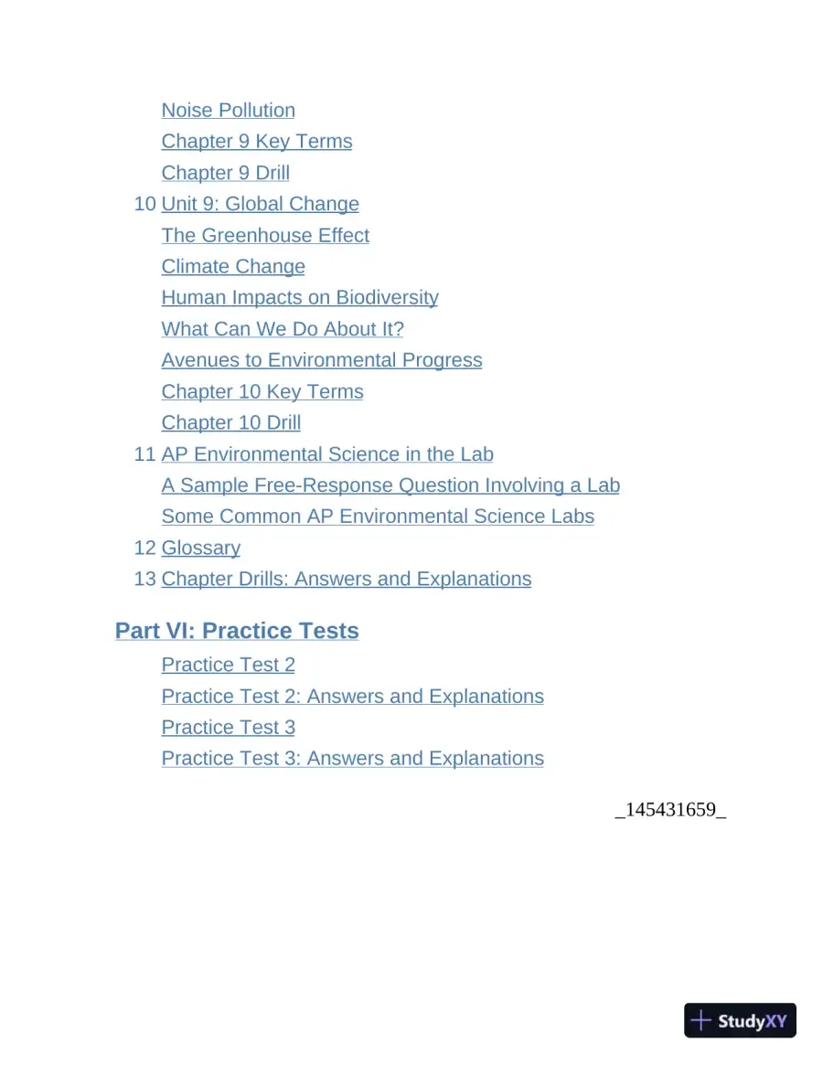 Princeton Review AP Environmental Science Prep, 1 : 3 Practice Tests + Complete Content Review (2023), page 10