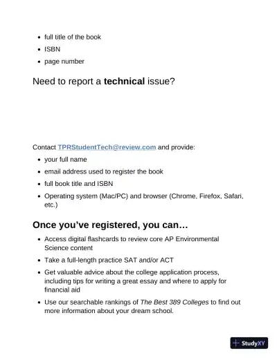 Princeton Review AP Environmental Science Prep, 1 : 3 Practice Tests + Complete Content Review (2023) - Page 13 preview image