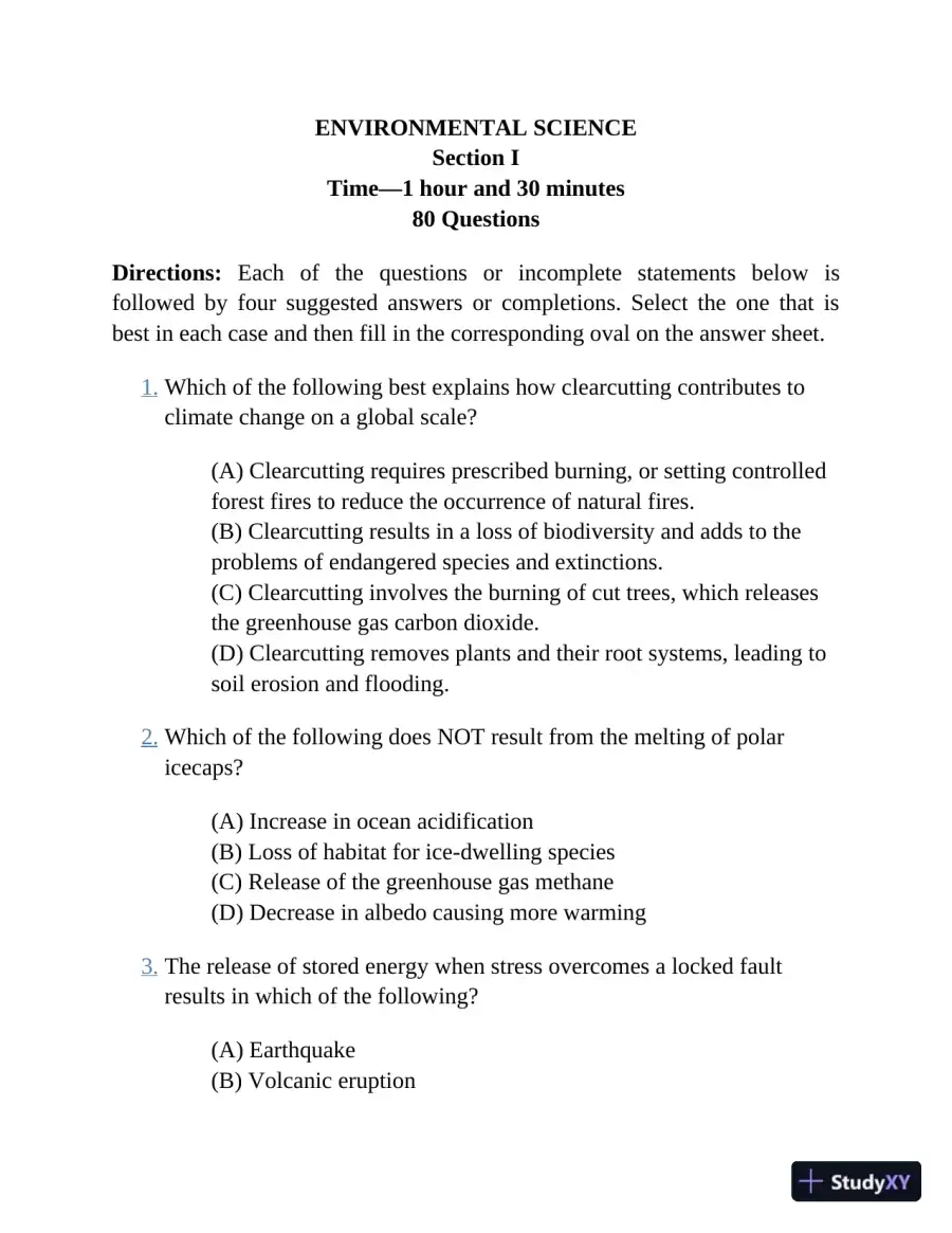 Princeton Review AP Environmental Science Prep, 1 : 3 Practice Tests + Complete Content Review (2023), page 28