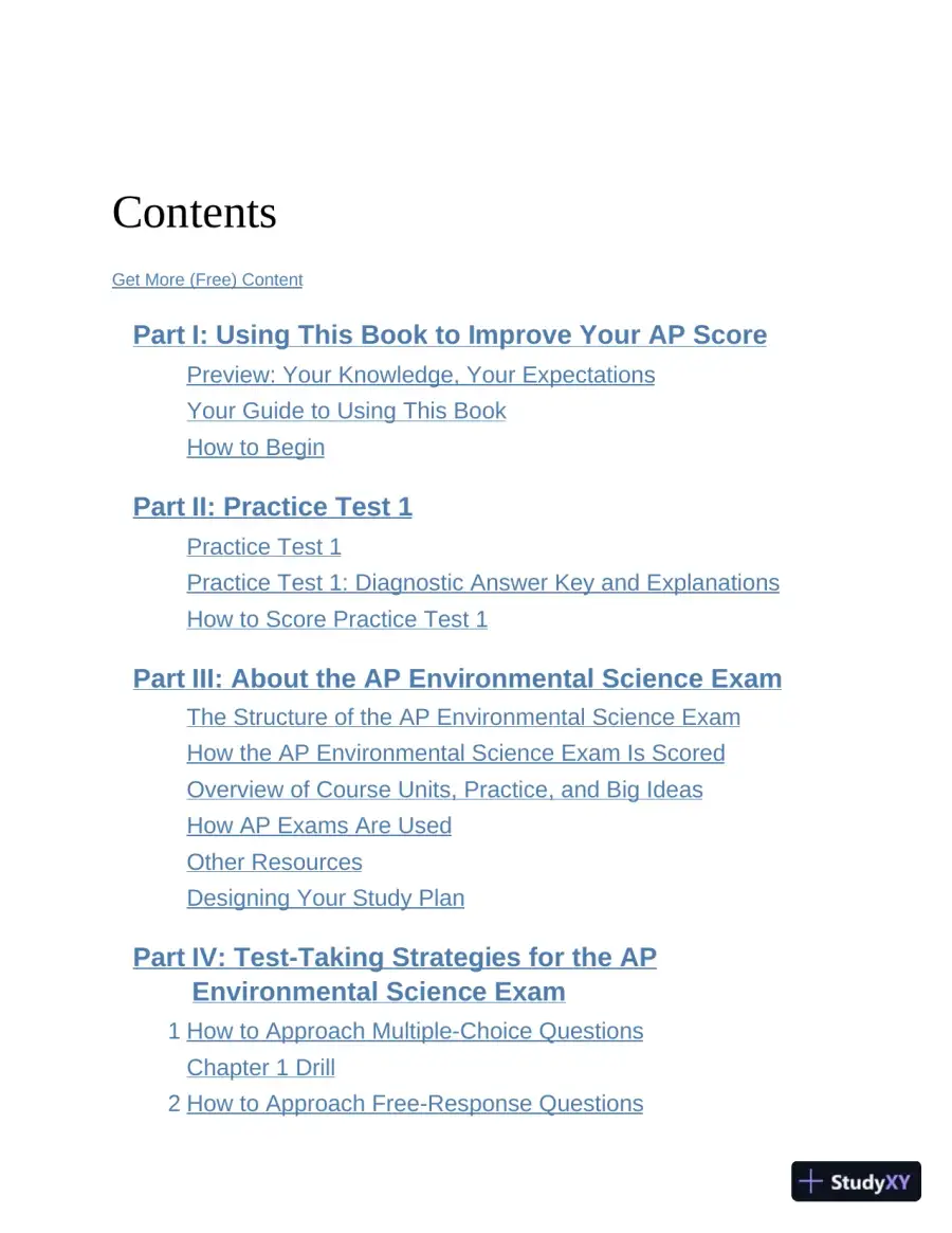 Princeton Review AP Environmental Science Prep, 1 : 3 Practice Tests + Complete Content Review (2023), page 7