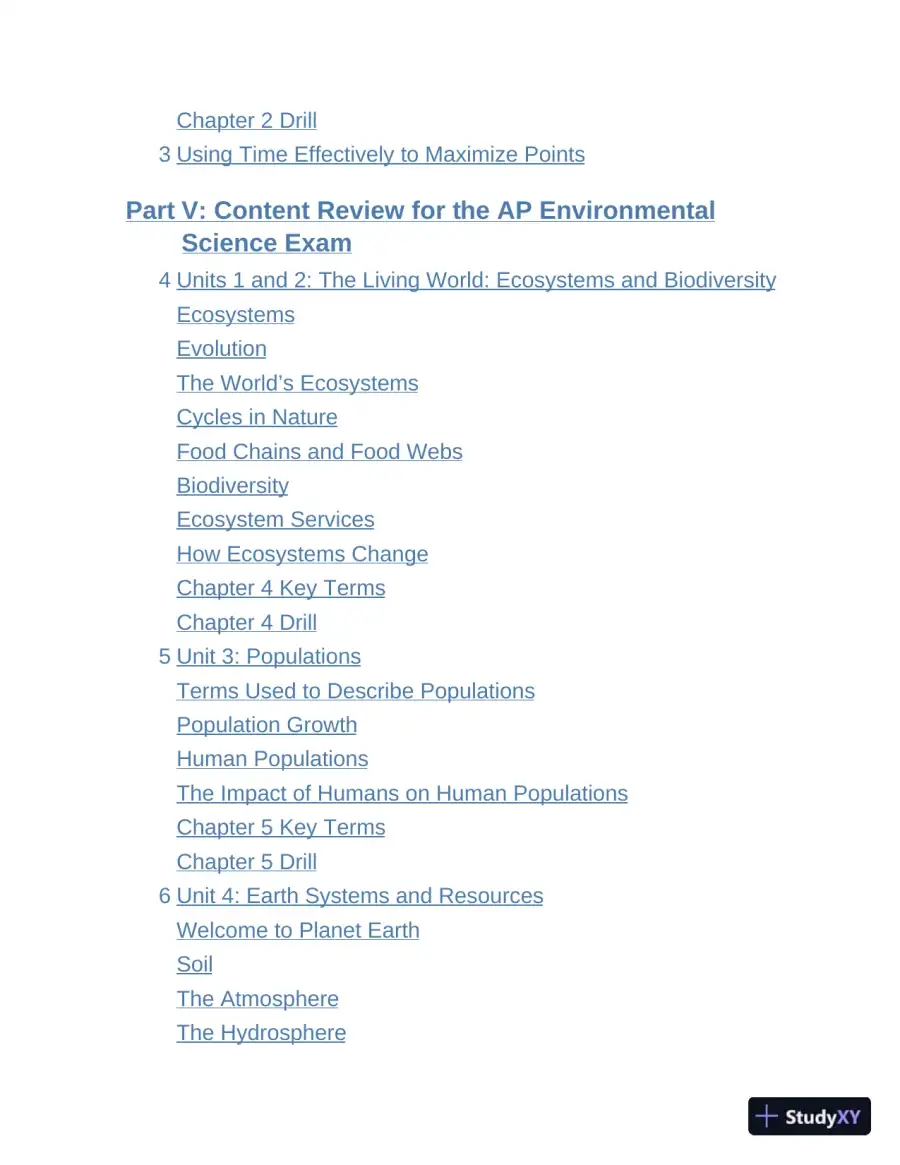 Princeton Review AP Environmental Science Prep, 1 : 3 Practice Tests + Complete Content Review (2023), page 8