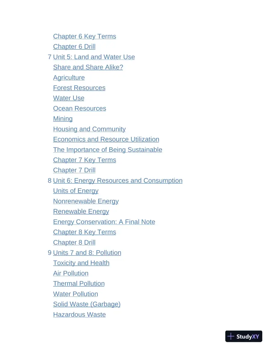 Princeton Review AP Environmental Science Prep, 1 : 3 Practice Tests + Complete Content Review (2023), page 9