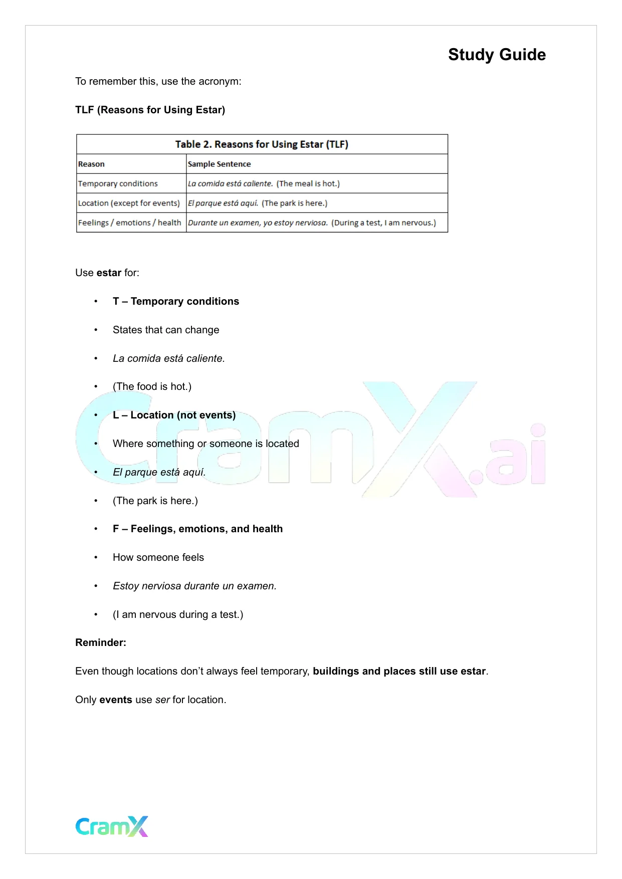 Spanish I - Irregular Verbs in the Present Tense - Page 8 preview image