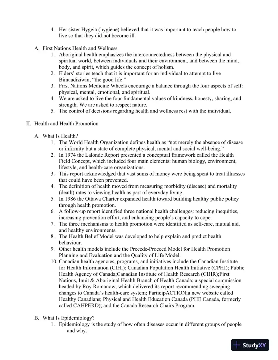 An Invitation To Health, Third Canadian Edition Lecture Notes, page 5