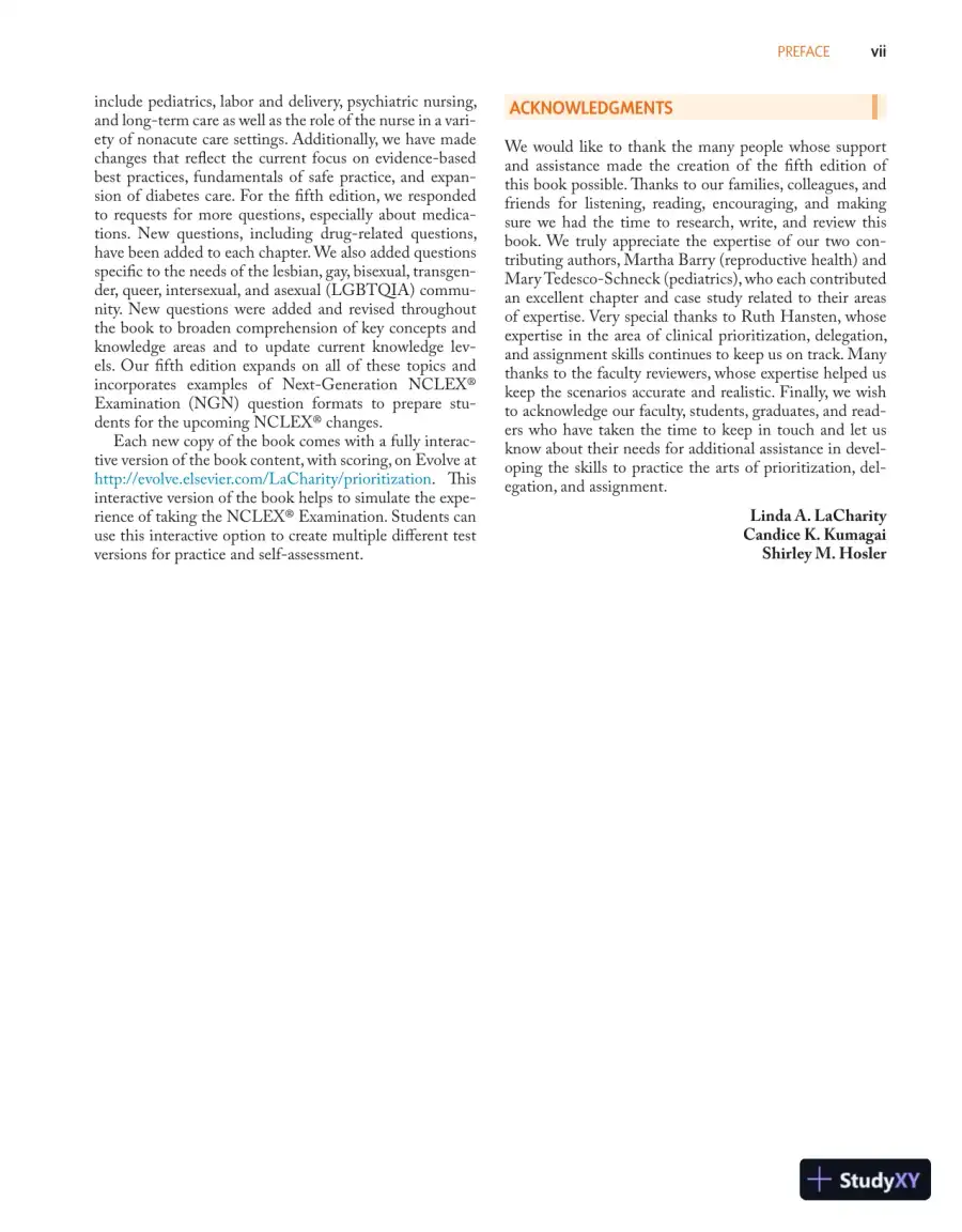 Prioritization, Delegation, and Assignment: Practice Exercises for the NCLEX-RN® Examination (2021), page 10
