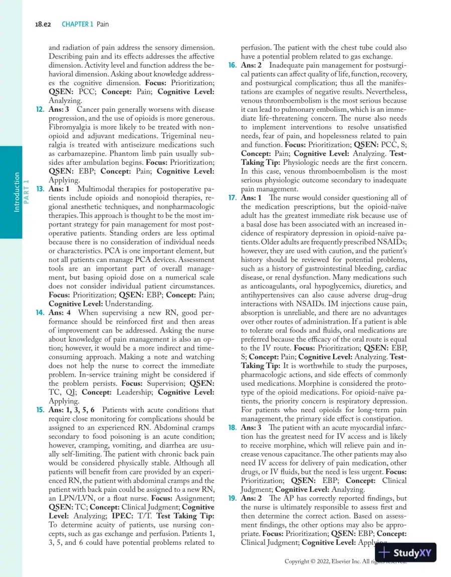 Prioritization, Delegation, and Assignment: Practice Exercises for the NCLEX-RN® Examination (2021), page 31