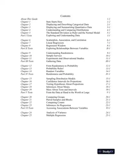 Test Bank for Intro Stats, 4th Edition - Page 3 preview image