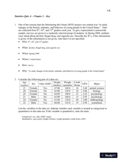 Test Bank for Intro Stats, 4th Edition - Page 9 preview image