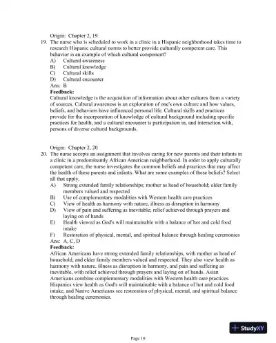 Test Bank For Essentials of Pediatric Nursing, 3th Edition - Page 28 preview image