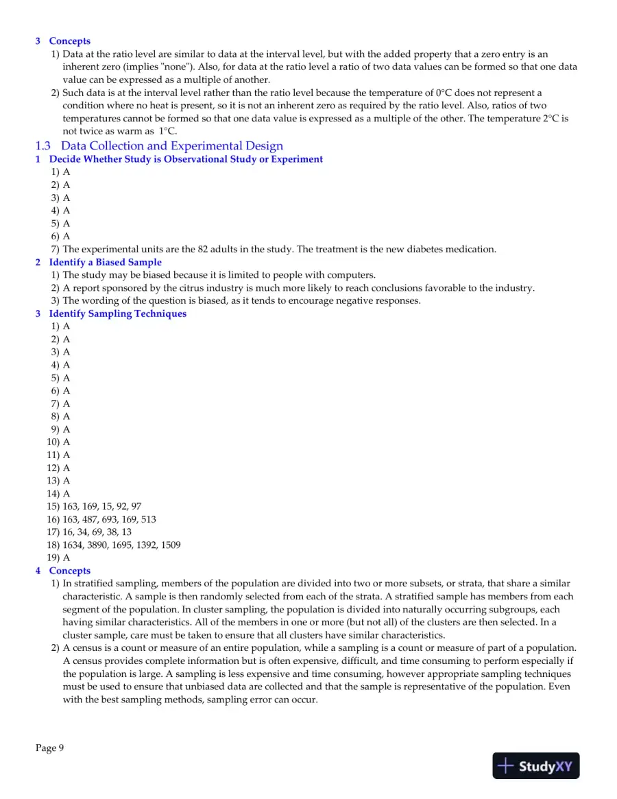 Elementary Statistics: Picturing the World, 6th Edition Test Bank, page 10